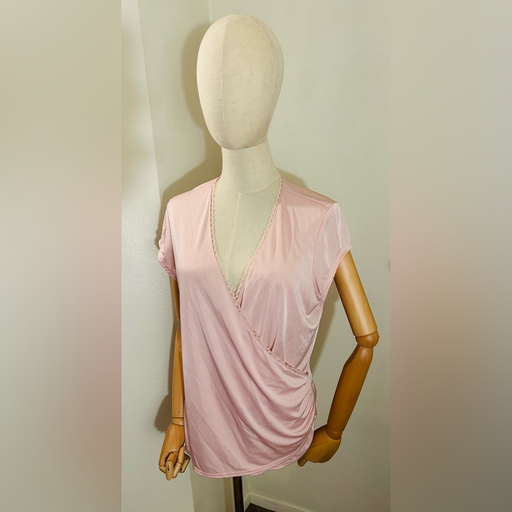 The Limited Soft Pink Wrap Sleepwear Top